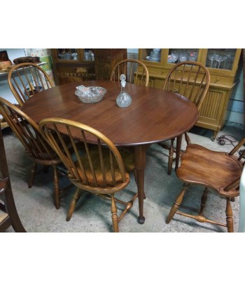 SOLD - Pennsylvania House Table with 6 Chairs